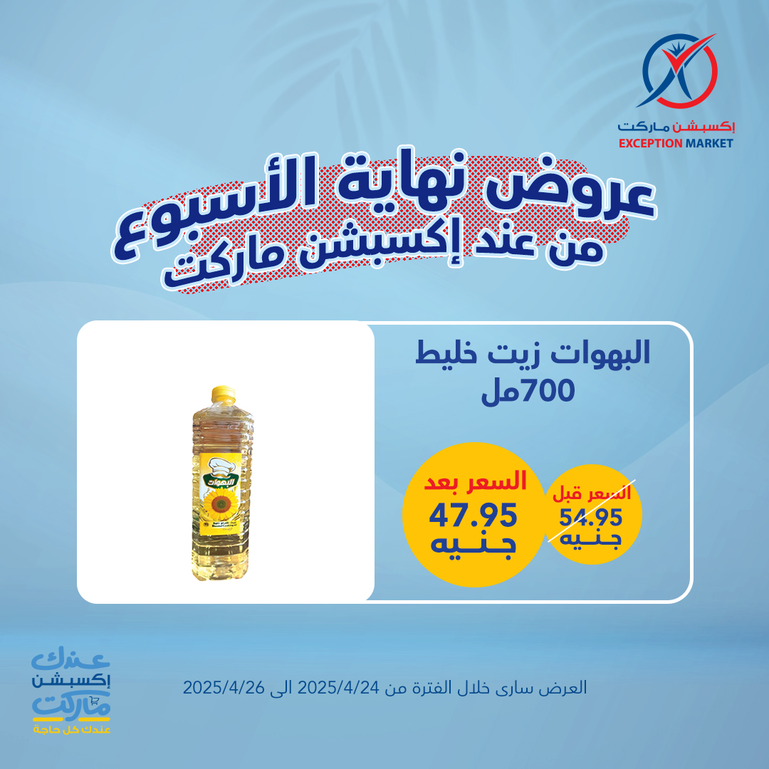 exception offers from 23apr to 11apr 2025 عروض اكسبشن من 23 إبريل حتى 11 إبريل 2025 صفحة رقم 13